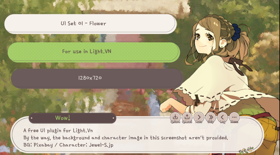 UI Set 01 - Light Flower [Light.VN]