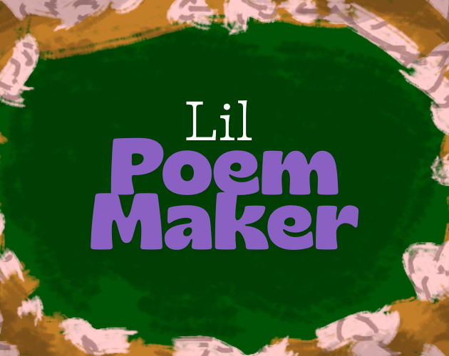 Cover image for Lil Poem Maker