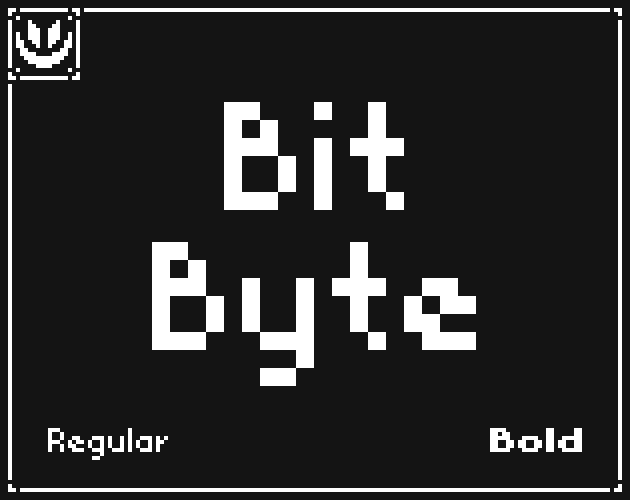 Bit Byte - Pixel Font by Bragorn