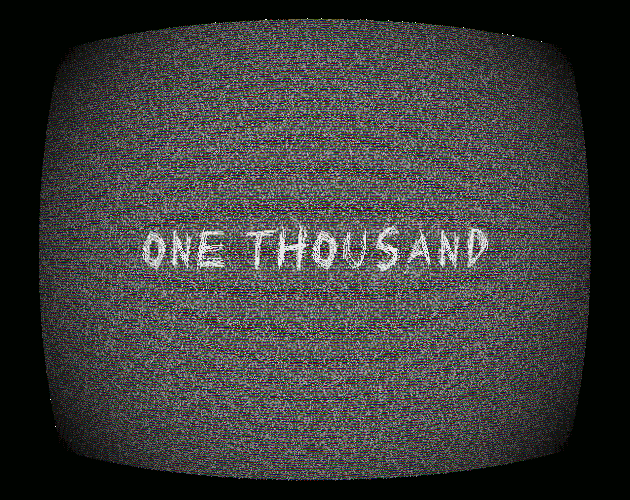 Cover image for ONE THOUSAND