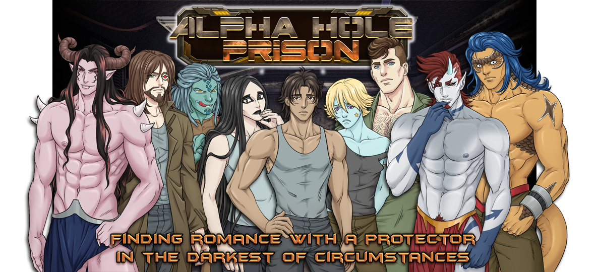 Alpha Hole Prison - Adults Only 18+ BL, Yaoi, Gay, Bara Visual Novel / Dating Sim