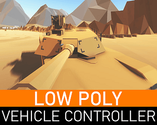 Low Poly Vehicles Controller DEMO
