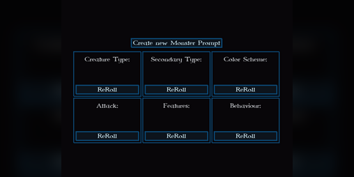 Cover image for GD-RPG Creature Suggester