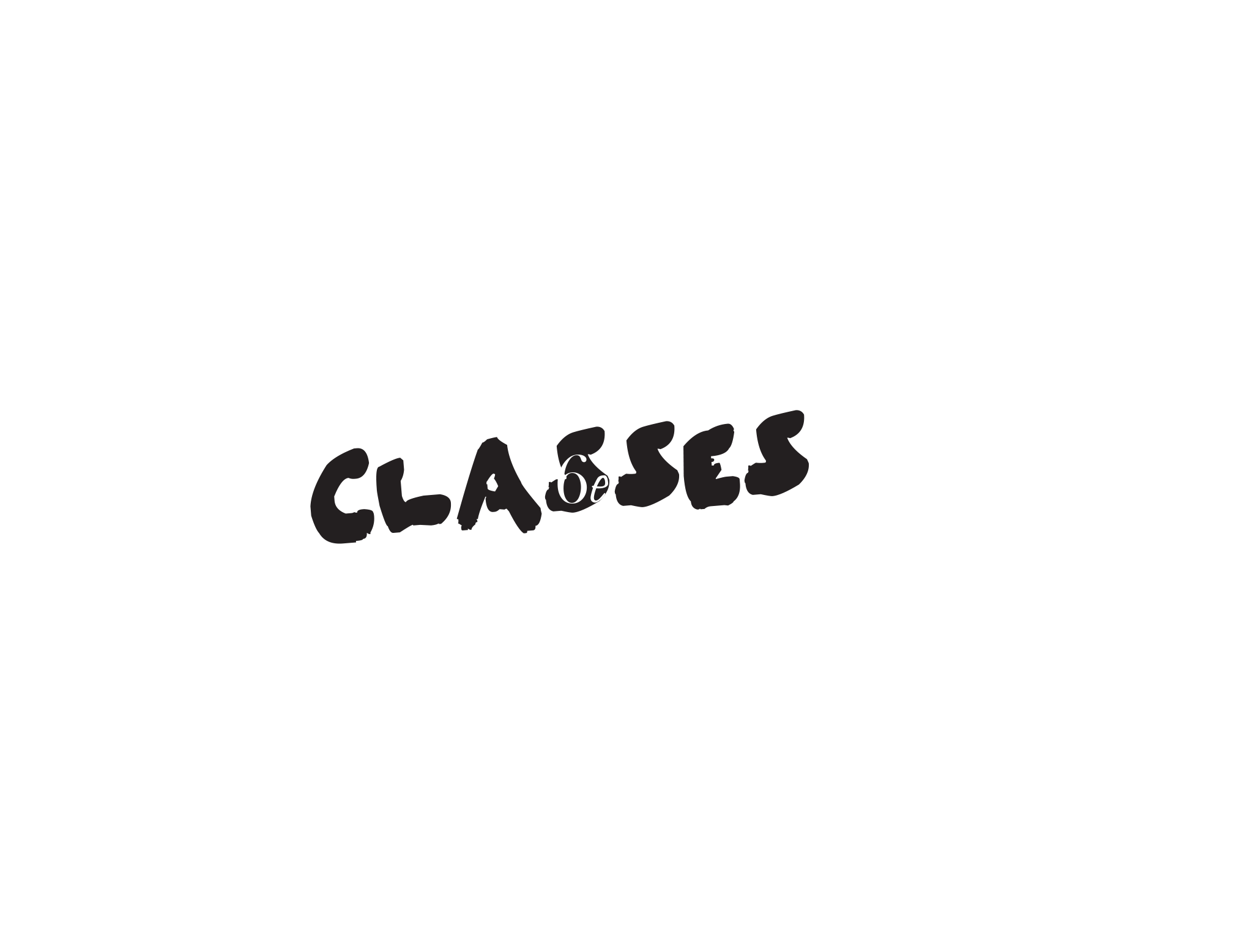 Classes for 6e