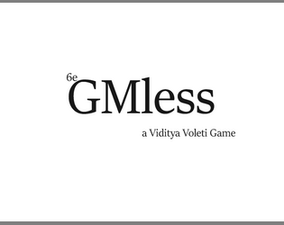 6e GMless   - You don't need a Game Master 