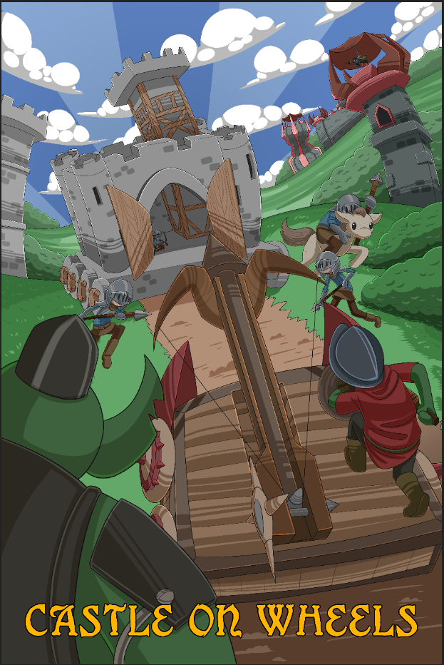 Castle On Wheels Poster