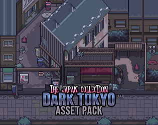 Japanese Kawaii City  [Pixel Art] by Penzilla