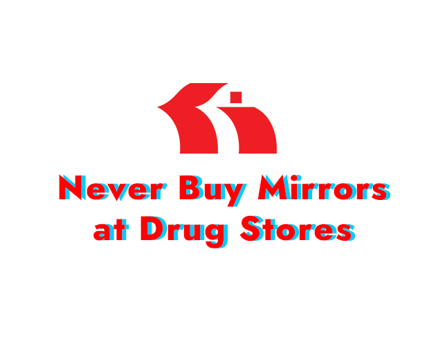 Cover image for Never Buy Mirrors at Drug Stores