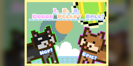 Cover image for 1, 2, 3, Doggo VolleyBall