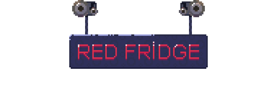 Red Fridge
