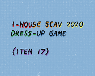 scav 2020 dress-up game (item 17)