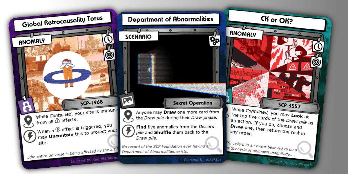 Overview of Expansions [Updated] - Uncontained - SCP Card Game by Kenomic  Games