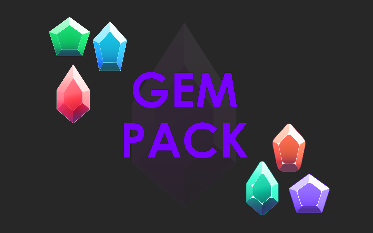 Gem Pack by BlackJellyCat