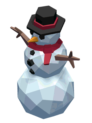 A Snowman that's "Just Right"