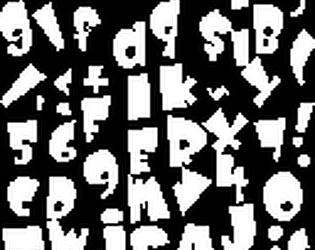 Baby Kruffy Font For Baldi's Basics Mods