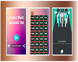Color Ball Smash 3d