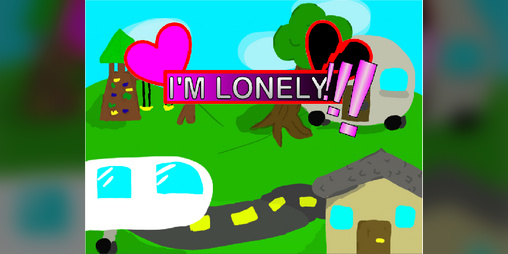 Cover image for I'M LONELY THE VIDEO GAME!