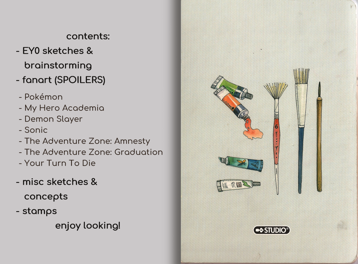 Cover image for sketchbook 03