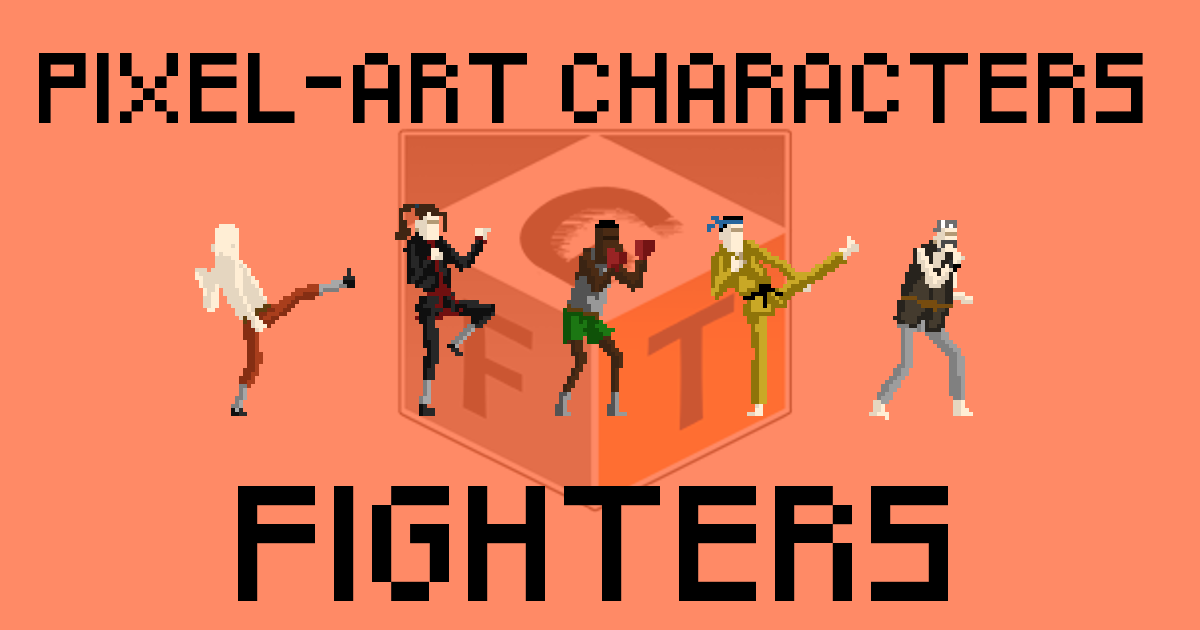 Pixel-Art Characters - Fighters
