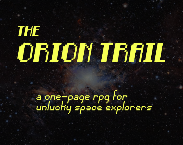 Cover image for The ORION TRAIL