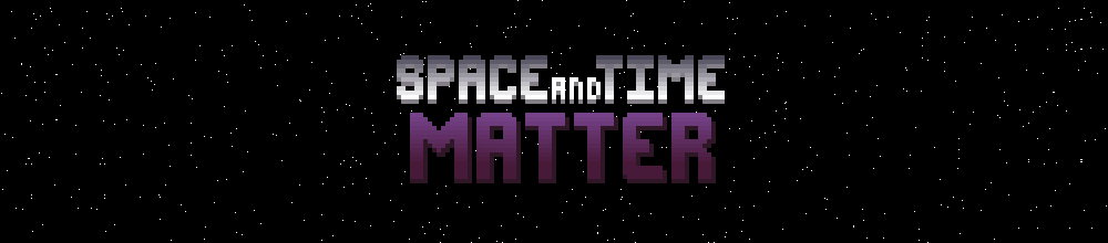 Space and Time Matter