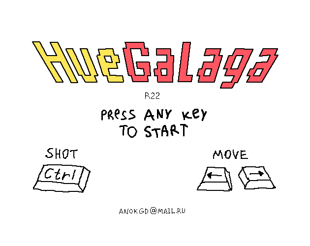 Cover image for HueGalaga