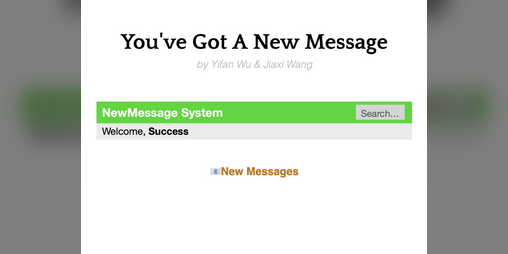 Cover image for You've got a New Message