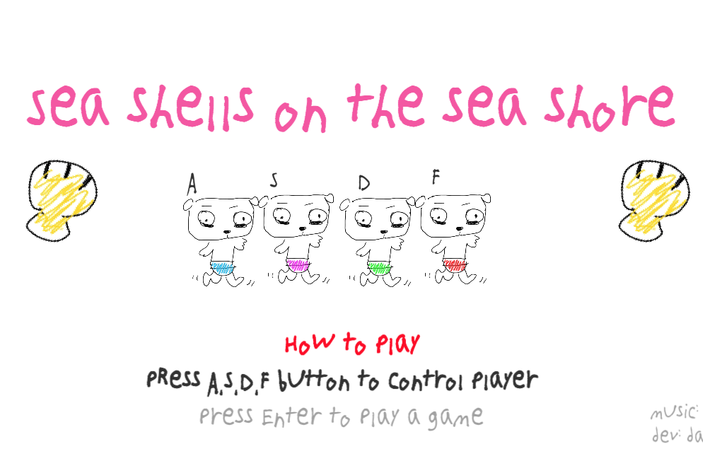 Cover image for Sea Shells on the Sea Shore