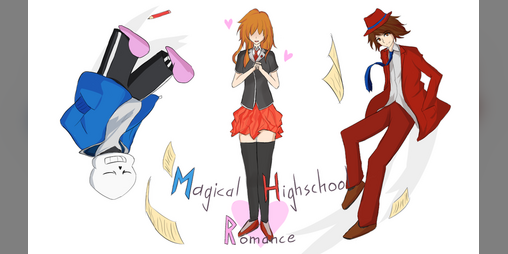 Cover image for Magical Highschool Romance : My heart can't choose between these handsome boys!!!