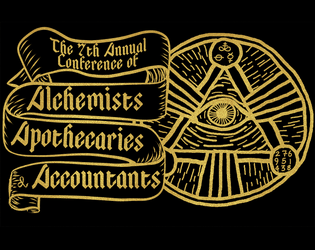7th Annual Conference of Alchemists, Apothecaries, and Accountants   - A Trade Conference Adventure Pamphlet for Troika! 