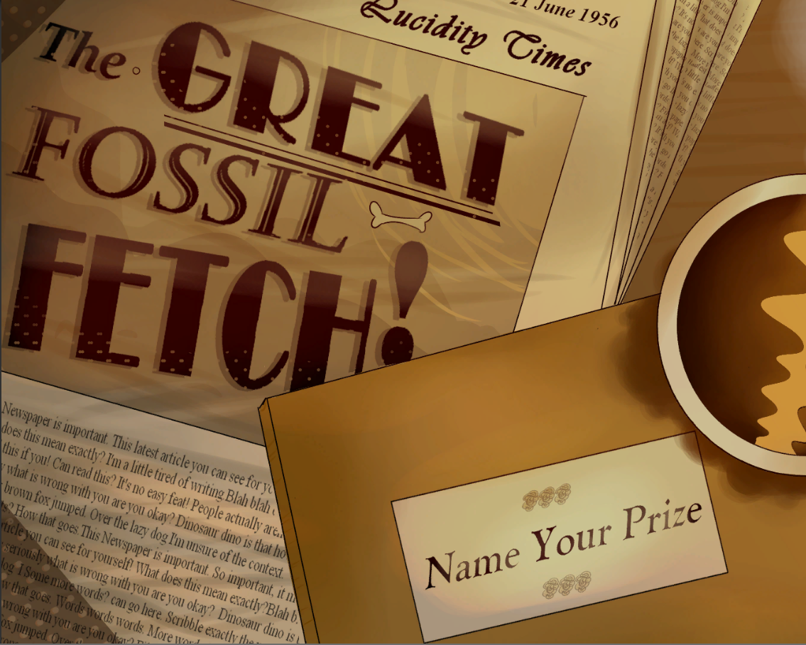 The Great Fossil Fetch! Name Your Prize