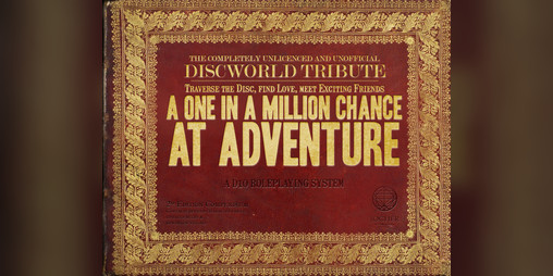 Cover image for A one in a million chance at adventure - a Discworld tribute