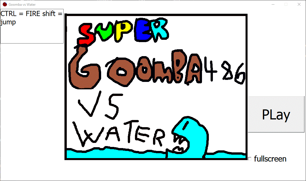 Super goomba 486 VS Water