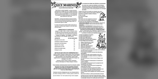 Cover image for Nice Marines (Version Française)