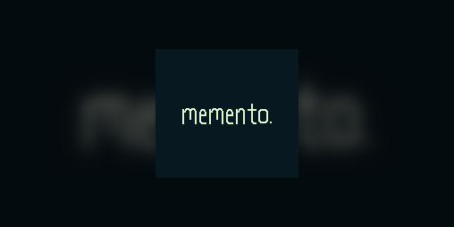 Cover image for memento