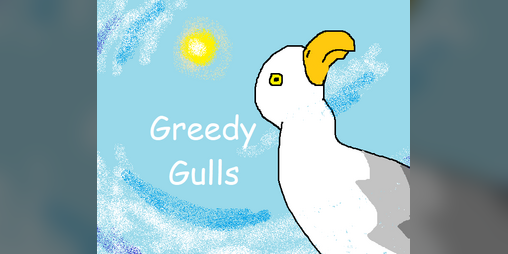 Cover image for Greedy Gulls