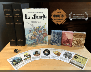 La Mancha - print and play edition   - Fight your friends one minute and declare love to them the next in this game based on Don Quixote! 