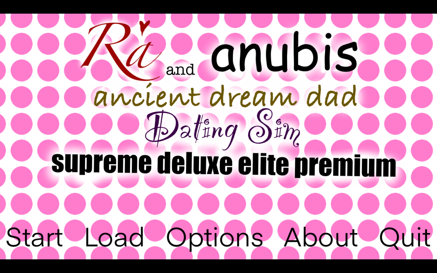 Ra and Anubis Ancient Dream Dad Dating Sim Supreme  Deluxe Elite Premium