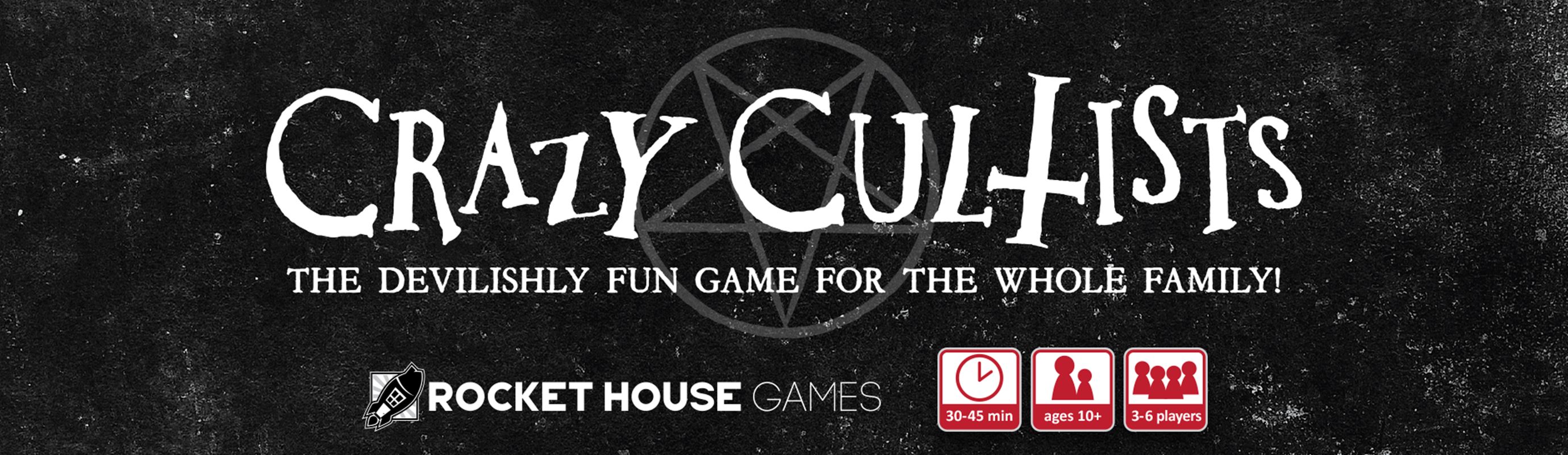 Rocket House Games Card Game Crazy Cultists