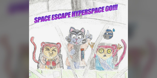Cover image for SPACE ESCAPE HYPERSPACE GO!!!
