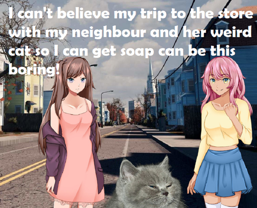 Cover image for I can't believe my trip to the store with my neighbour and her weird cat so i can get soap can be this boring!