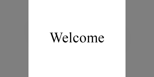 Cover image for Welcome