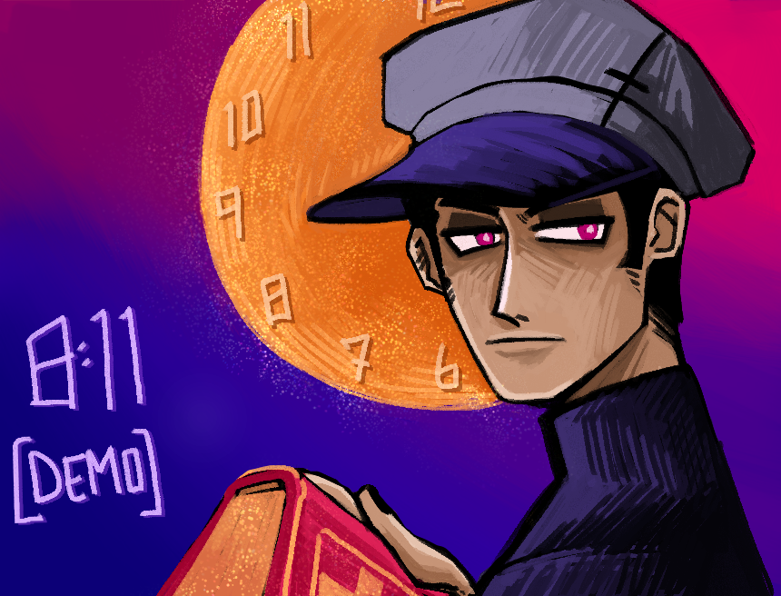 niko✦🦭 on X: ✝️ 8:11 is FINALLY OUT!!✝️ 8:11 is a surreal/horror game.  Ryker Dublin, a French priest, is celebrating their birthday with their  friend, Leon, until Leon is suddenly murdered. Ryker