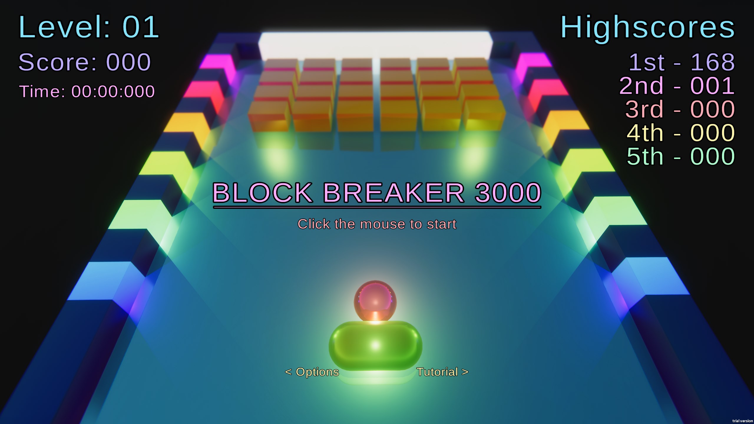 Cover image for Block Breaker 3000