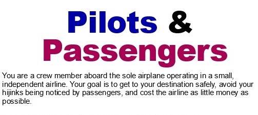 Pilots and Passengers: a Cabin Pressure RPG