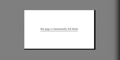 Cover image for A Blank Page