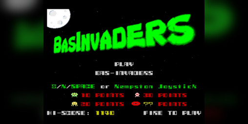 Cover image for BasInvaders (ZX Spectrum Next)