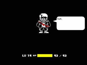 Bad Time Simulator Horrortale Sans Battle 