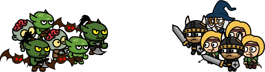 Monster versus defenses Monster versus defenses