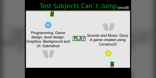 Cover image for Test Subjects Can´t Jump